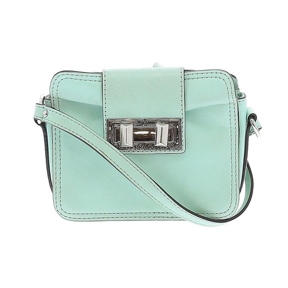 Rebecca Minkoff Mini Box Crossbody Bag in mint/ aqua - Picture 1 of 8